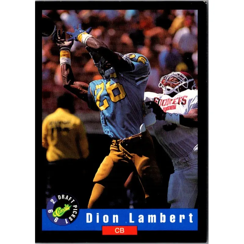 1992 Classic Dion Lambert #23