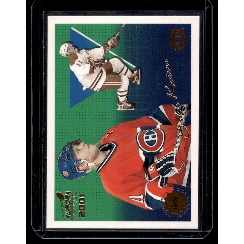 2000-01 Pacific Aurora - Premiere Date - Saku Koivu #72 /50