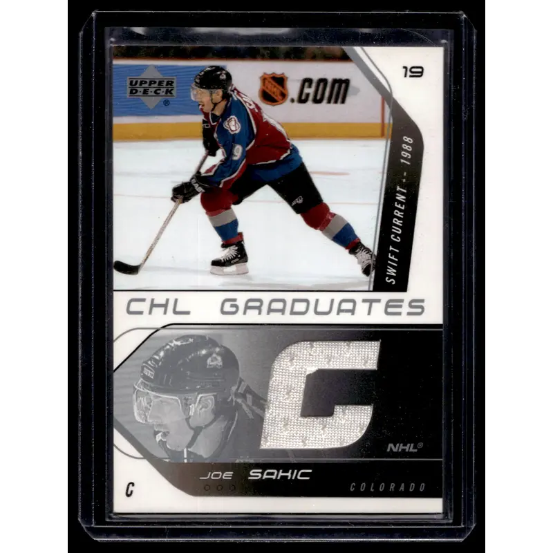 2002-03 Upper Deck - CHL Graduates - Joe Sakic #CG-JS