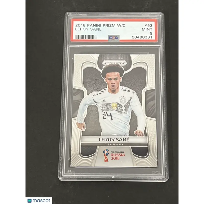 2018 Panini Prizm World Cup #93 Leroy Sane PSA 9