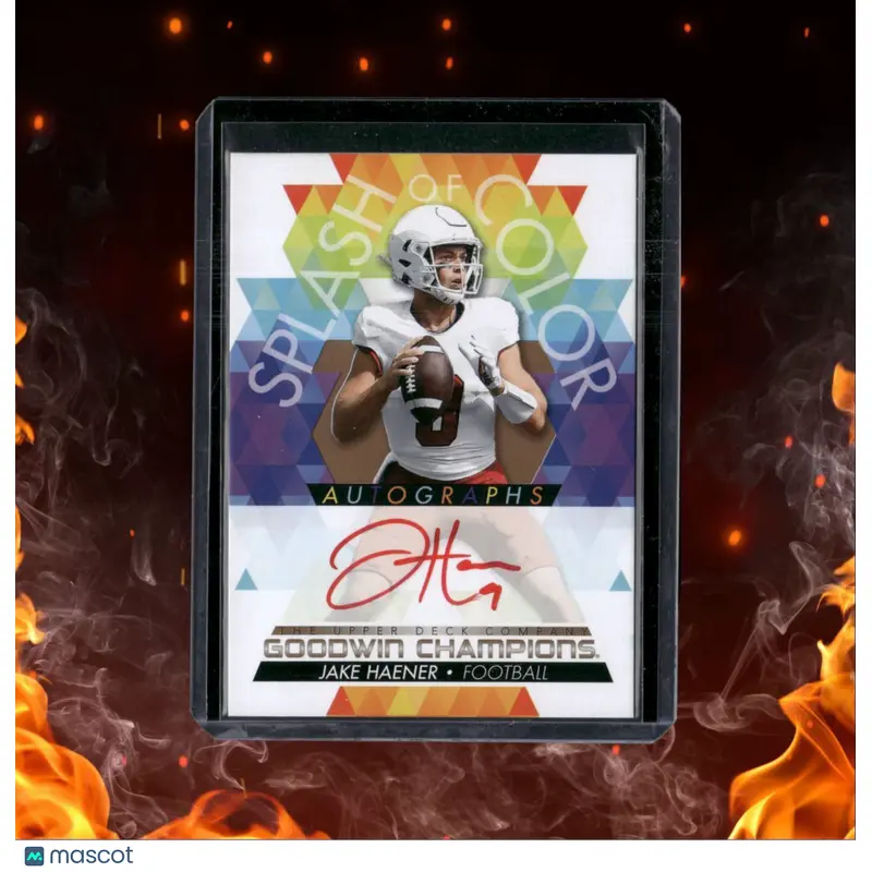 2022 Upper Deck Goodwin Champions Jake Haener Splash of Color Auto #SA-HA