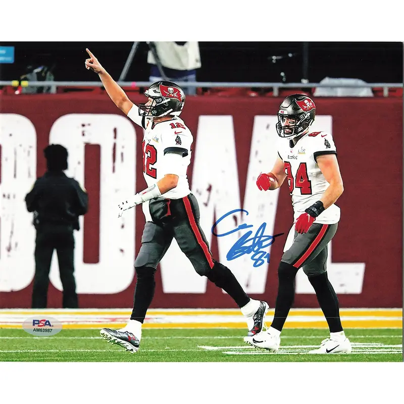 Cameron Brate signed 8x10 photo PSA/DNA Tampa Bay Buccaneers Autographed