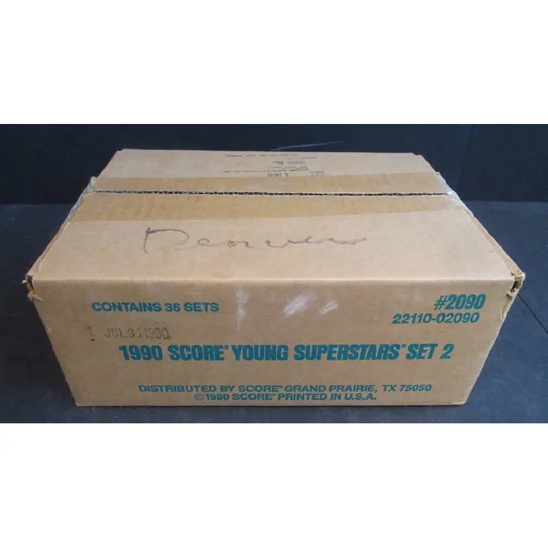 1990 Score Baseball Young Superstars Series 2 Factory Set Case (36 Sets)