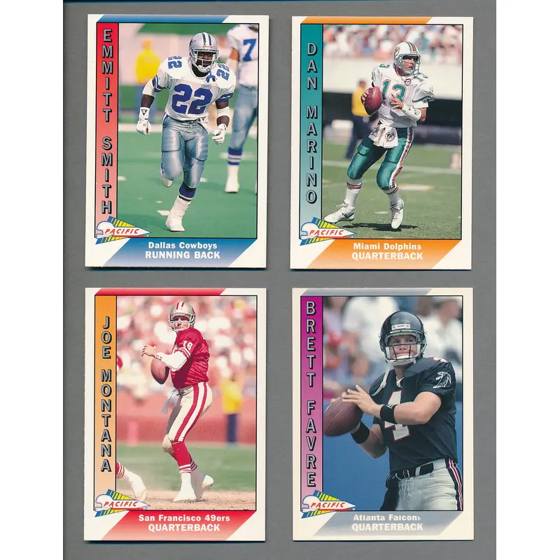 1991 Pacific Football Complete Set (660)