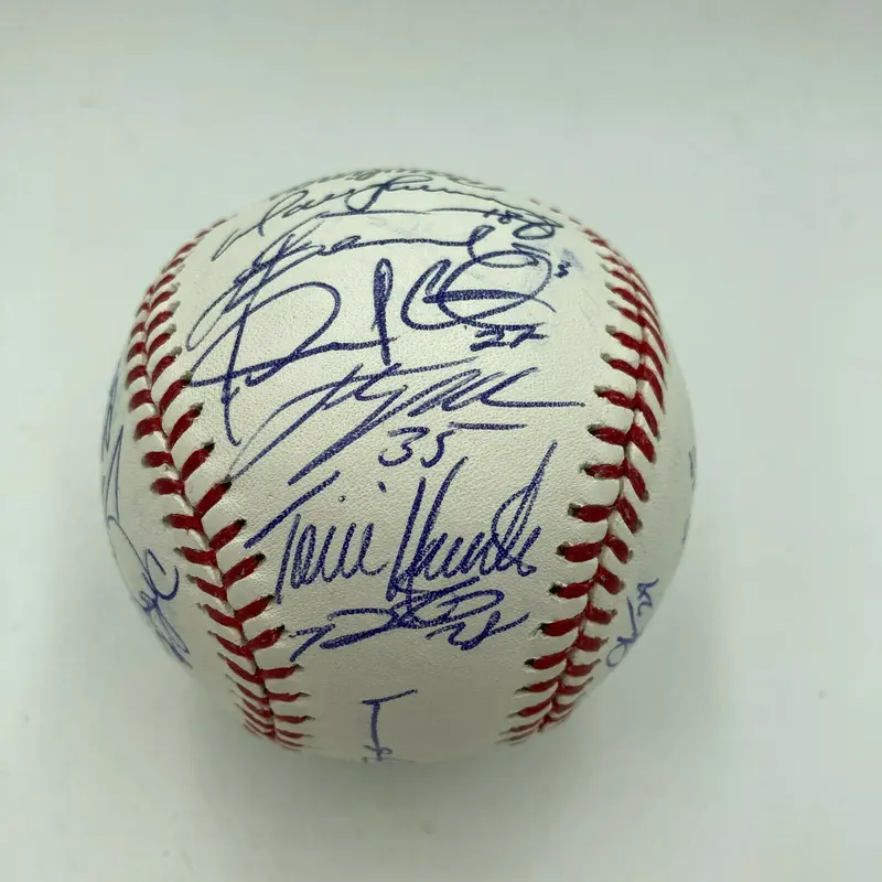 2013 Detroit Tigers Team Signed Baseball Justin Verlander Max Scherzer JSA COA