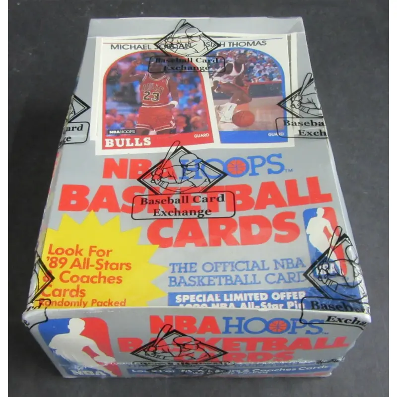 1989/90 Hoops Basketball Unopened Series 1 Box (FASC)