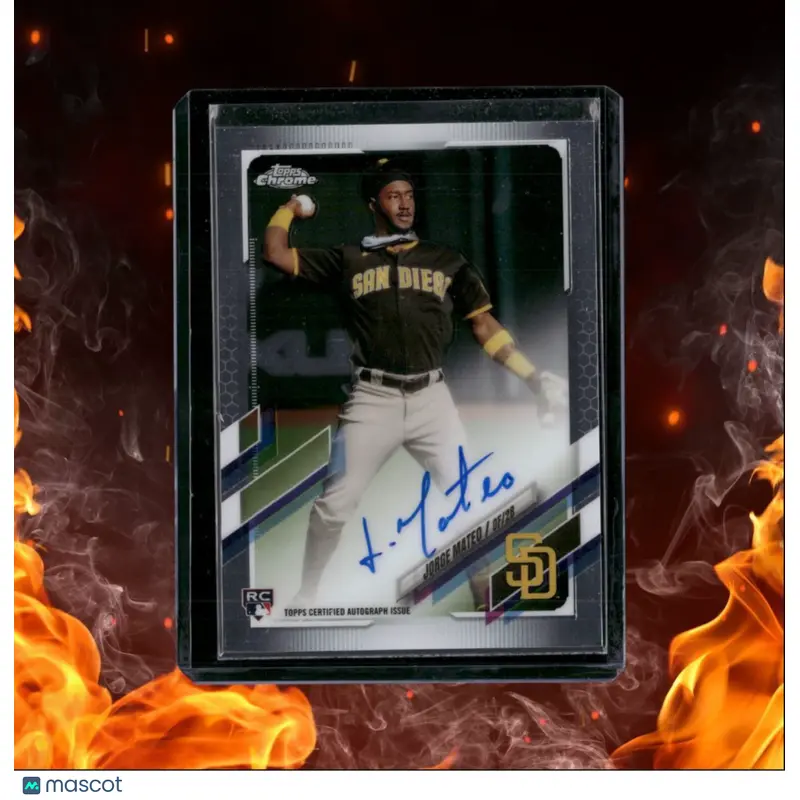 2021 Topps Chrome Jorge Mateo Rookie Auto #6RA-JMA