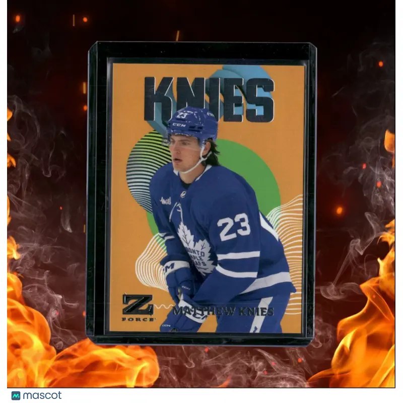 2023-24 SkyBox Metal Universe Matthew Knies Z-Force Rookie #44