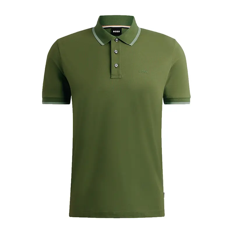 HUGO BOSS MENS POLO GREEN PARLAY 190 50494697381