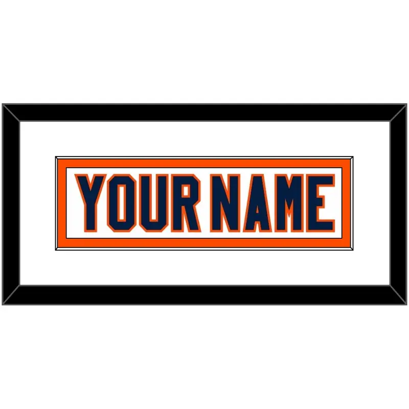 New York Nameplate - Road White (2007-2010) - Single Mat 2
