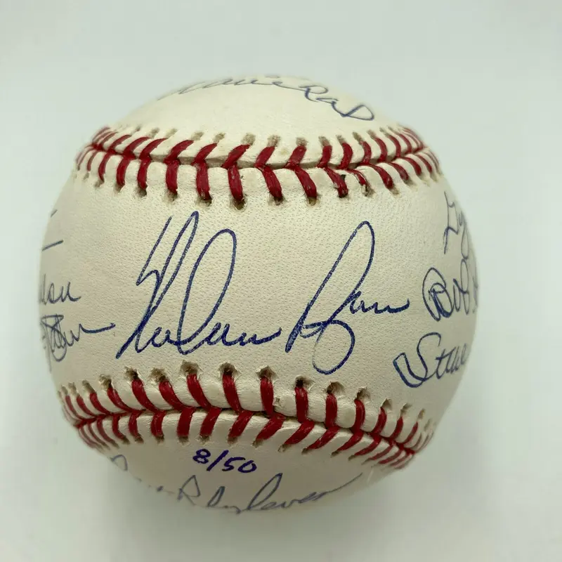 Nolan Ryan Tom Seaver 50 Shutout Club Signed MLB Baseball 9 Sigs JSA COA
