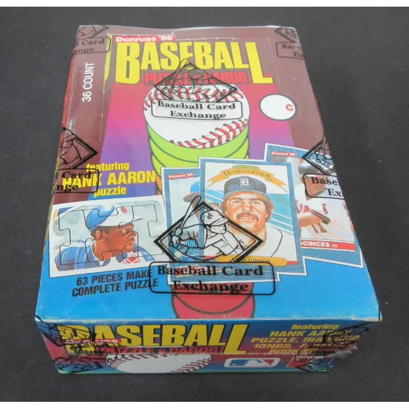 1986 Donruss Baseball Unopened Wax Box (Authenticate)