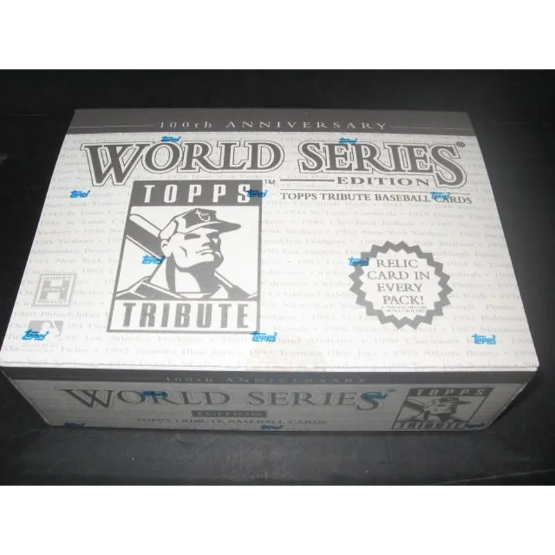2003 Topps Tribute Baseball World Series Edition Box (Hobby)