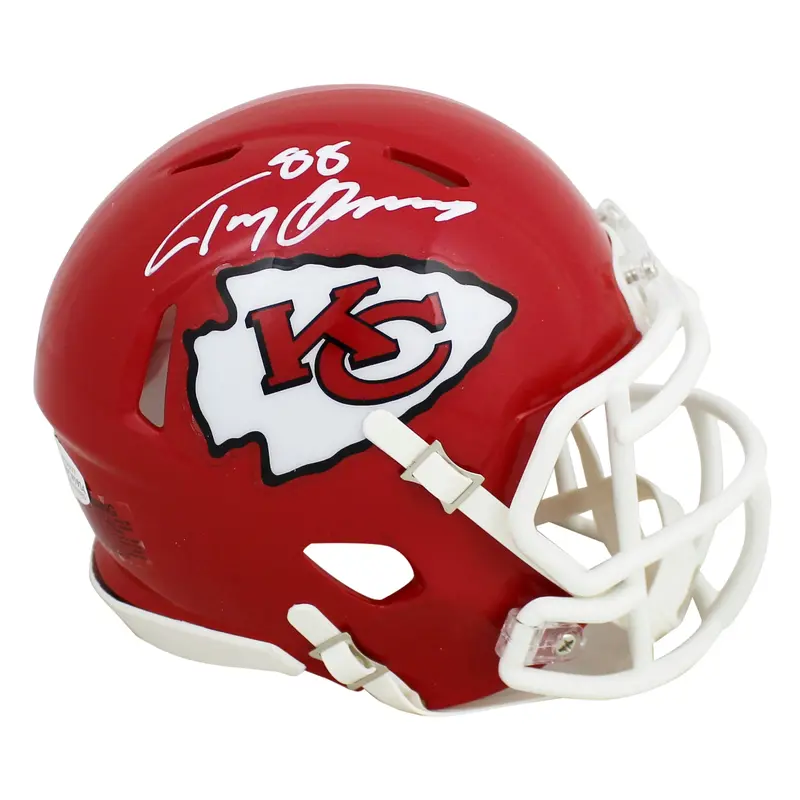 Chiefs Tony Gonzalez Authentic Signed Speed Mini Helmet Autographed BAS Witness