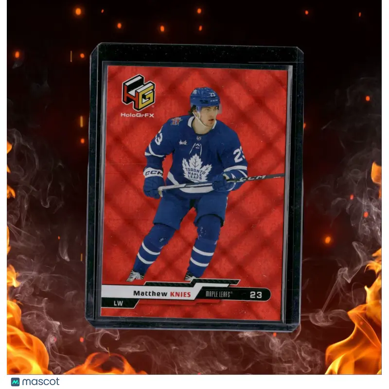 2023-24 Upper Deck Matthew Knies HoloGrFX Red Rookie #HG-4