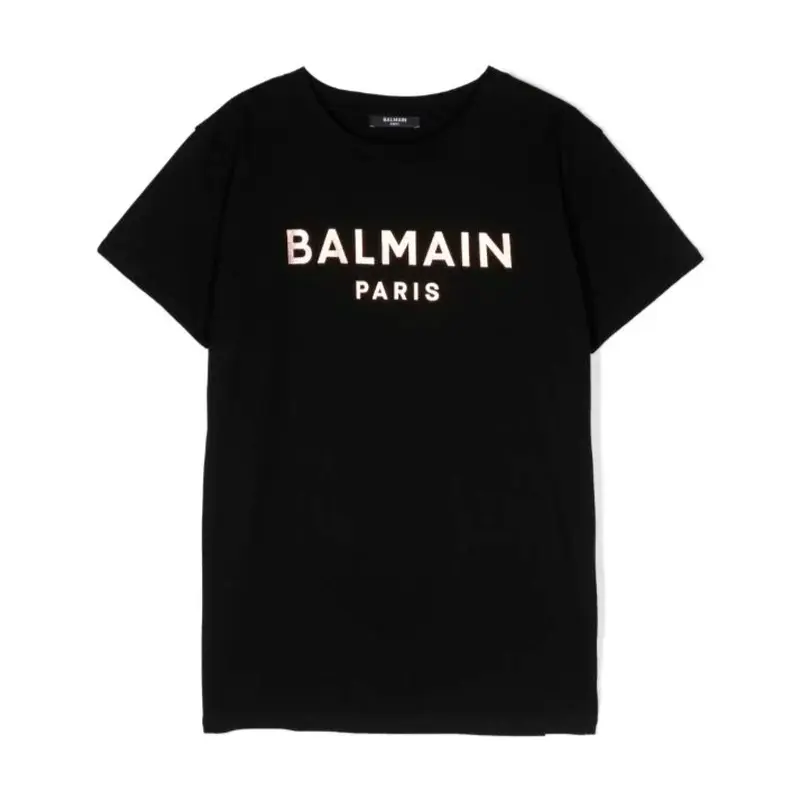 BALMAIN T SHIRT WOMEN SS TEE W/LOGO BT8A81 930