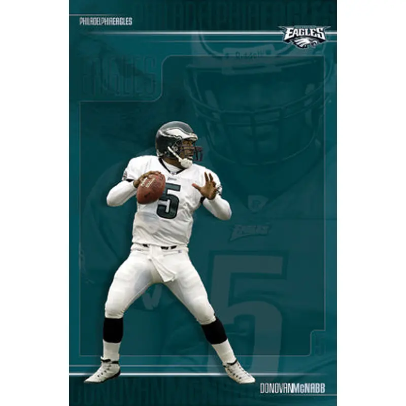 Donovan McNabb "Intensity" Philadelphia Eagles QB Action Poster - Costacos 2003