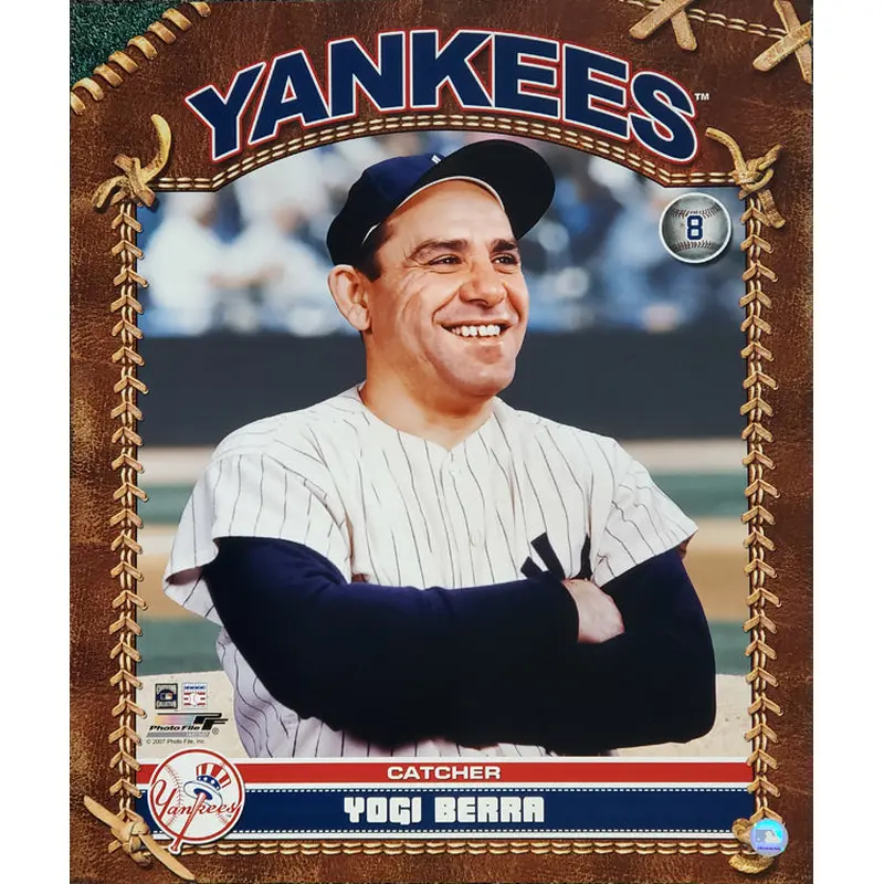 Yogi Berra "Retro Classic" (c.1953) New York Yankees Premium Poster Print - Photofile Inc.