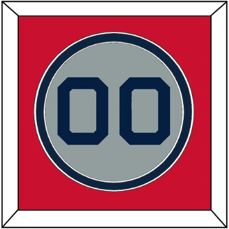 Boston Number - Road Gray (2009-2013) - Double Mat 2