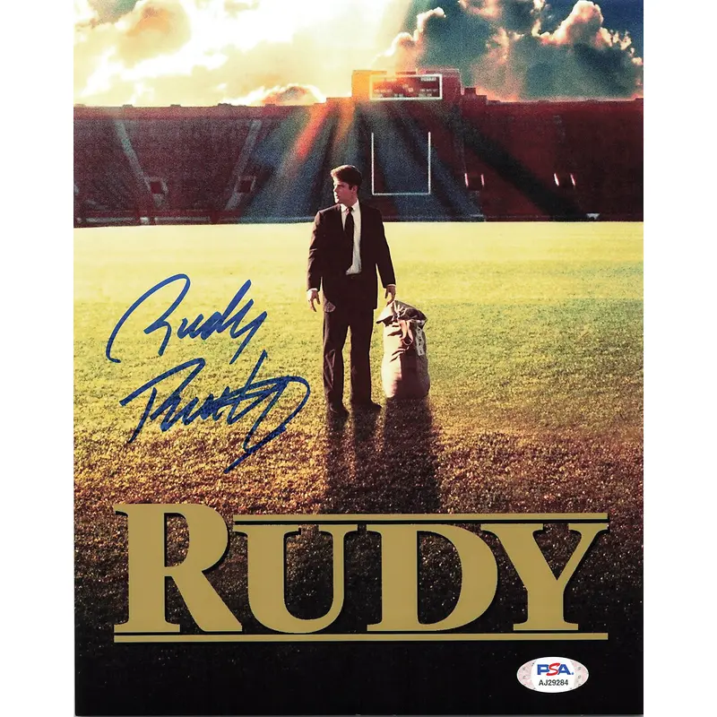 RUDY RUETTIGER signed 8x10 Photo PSA/DNA Autographed Author