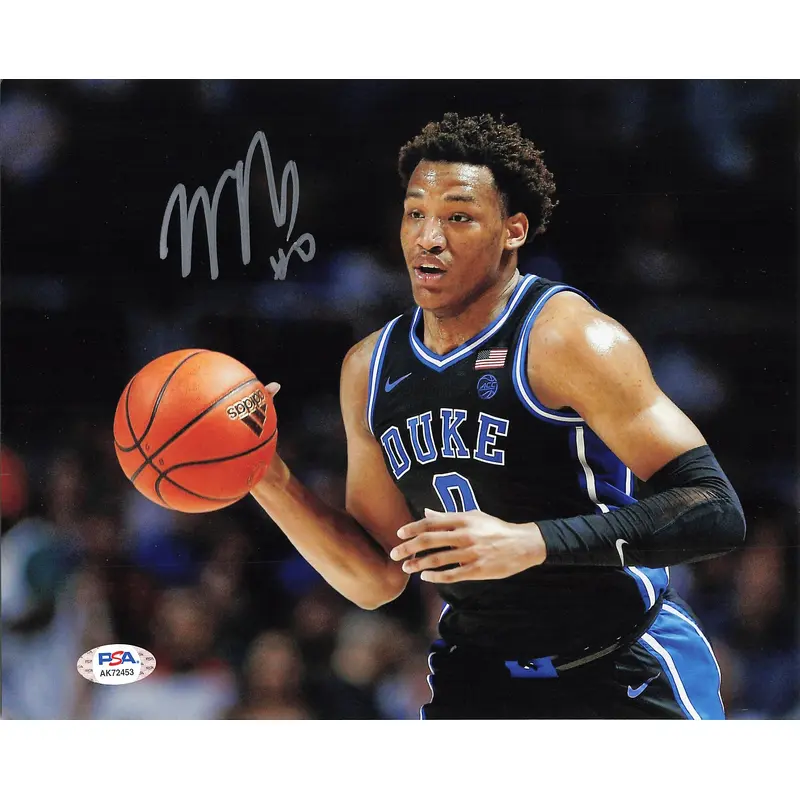 WENDELL MOORE signed 8x10 Photo PSA/DNA Duke Blue Devils Autographed