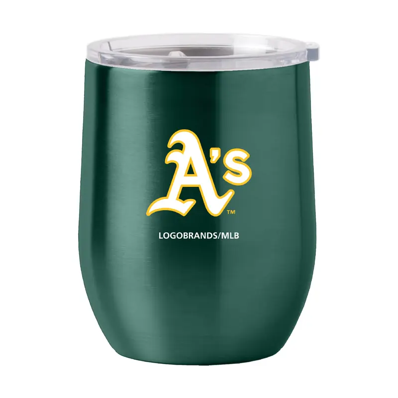 Athletics 16oz Gameday Stainless Curved Beverage