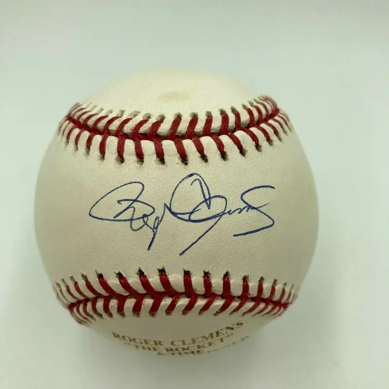 Roger Clemens Signed STAT Major League Baseball MLB Authentic & Tristar Hologram