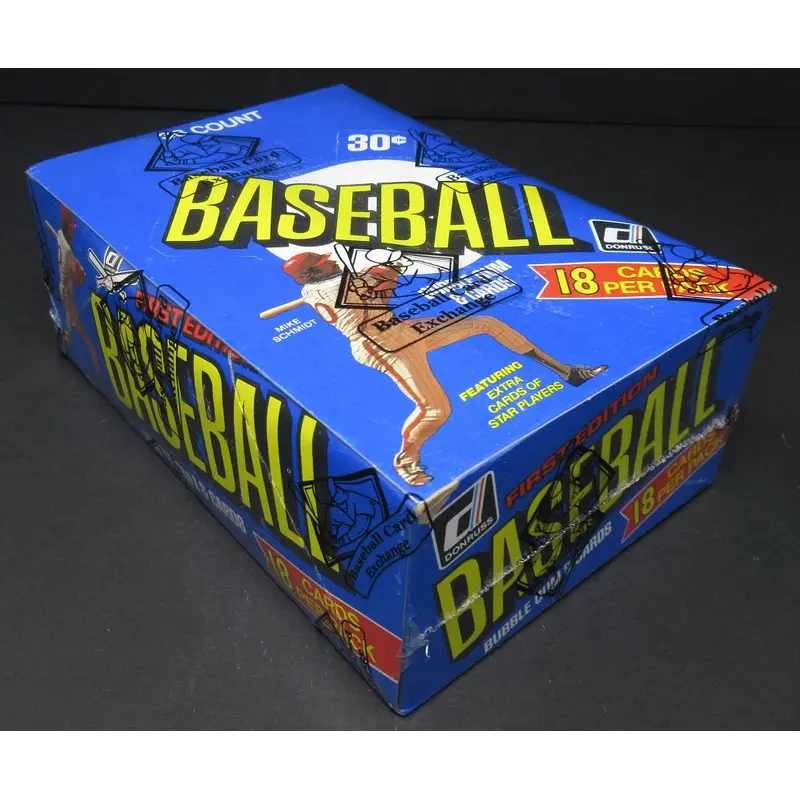 1981 Donruss Baseball Unopened Wax Box (FASC)