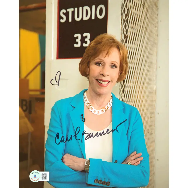 Carol Burnett The Carol Burnett Show Authentic Signed 8x10 Vertical Photo BAS 11