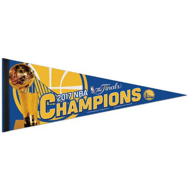 Golden State Warriors 2017 NBA Champions Premium Felt Collector's Pennant - Wincraft