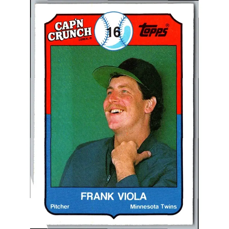 1989 Topps Cap'n Crunch Frank Viola #4