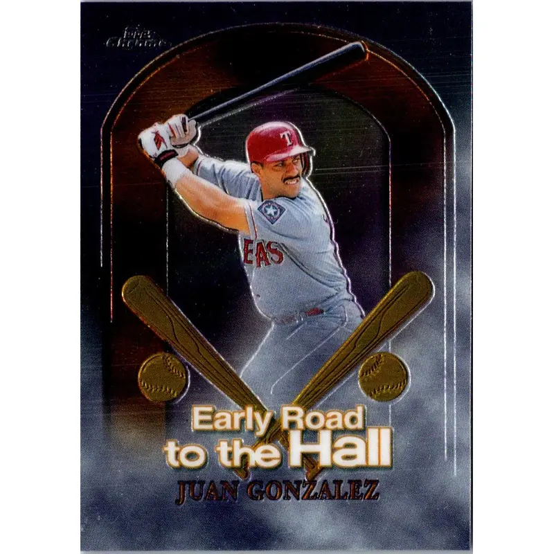 1999 Topps Chrome Early Road to the Hall Juan Gonzalez #ER4