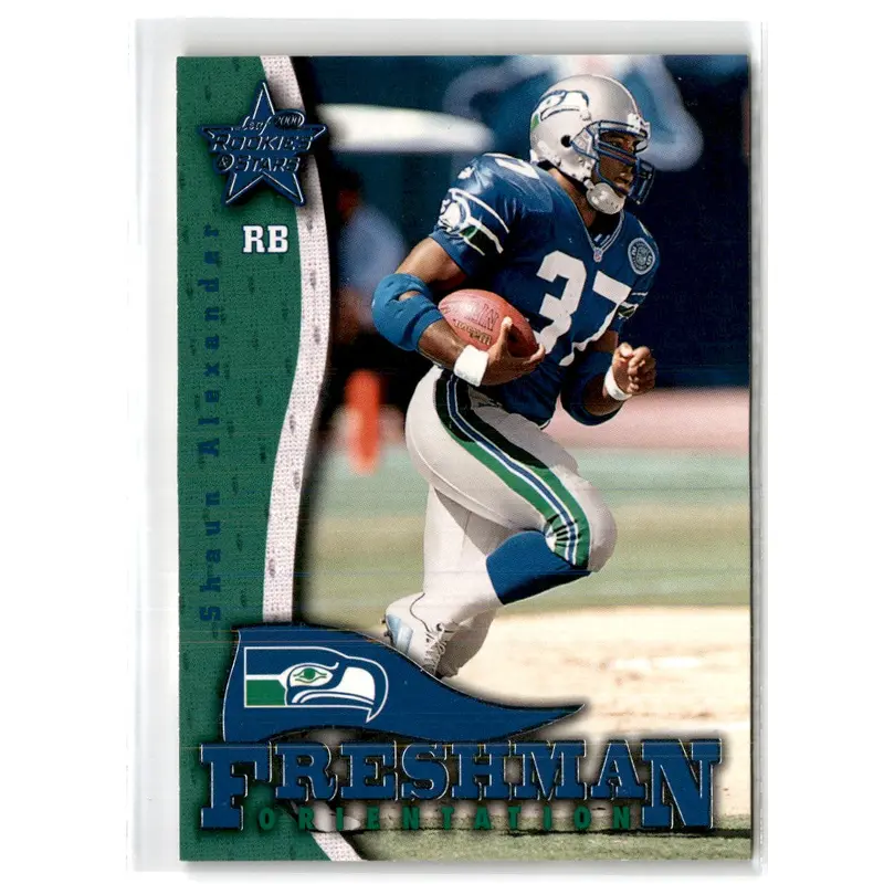 2000 Leaf Rookies & Stars Freshman Orientation Shaun Alexander #FO-9 1682/2000