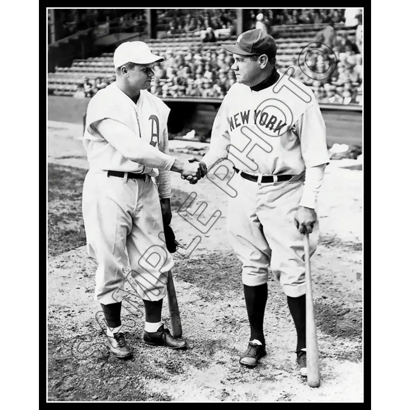 Babe Ruth Jimmie Foxx 8X10 Photo - 1934 Yankees Athletics A's - 2022