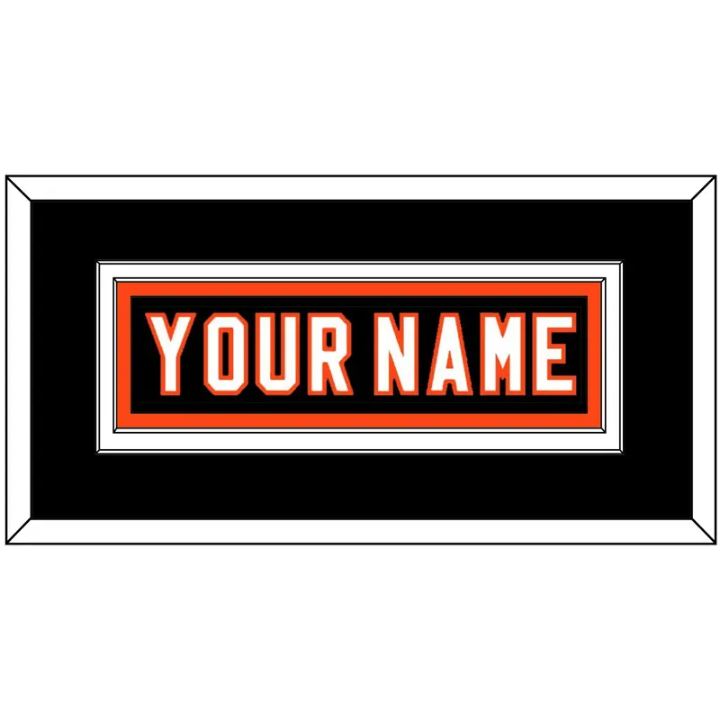 Philadelphia Nameplate - Road Black (1997-2007) - Double Mat 2