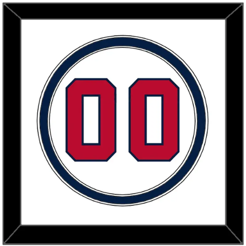 Washington Number - Home White - Double Mat 2