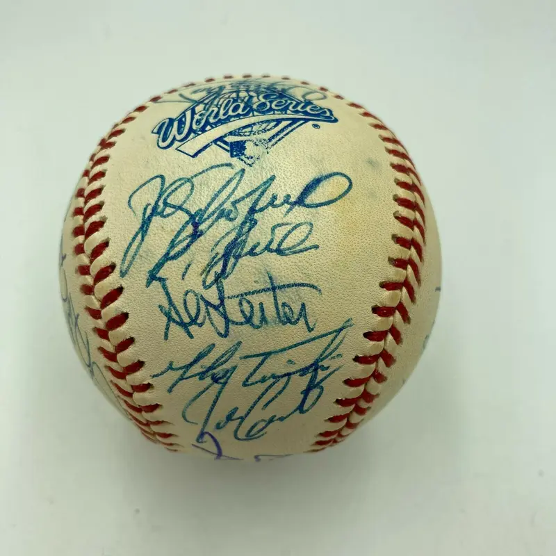 1993 Toronto Blue Jays World Series Champs Team Signed Baseball JSA COA
