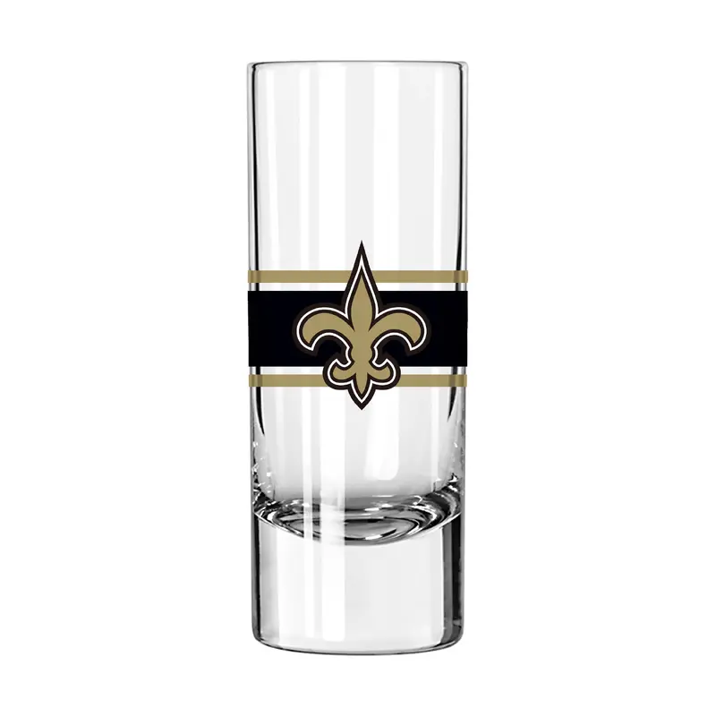New Orleans Saints 2.5oz Stripe Shooter Glass
