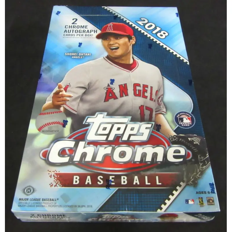 2018 Topps Chrome Baseball Box (Hobby)