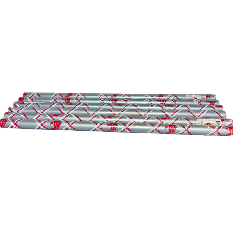 University Wrapping WSU Gray Wrapping Paper with Logo and Design