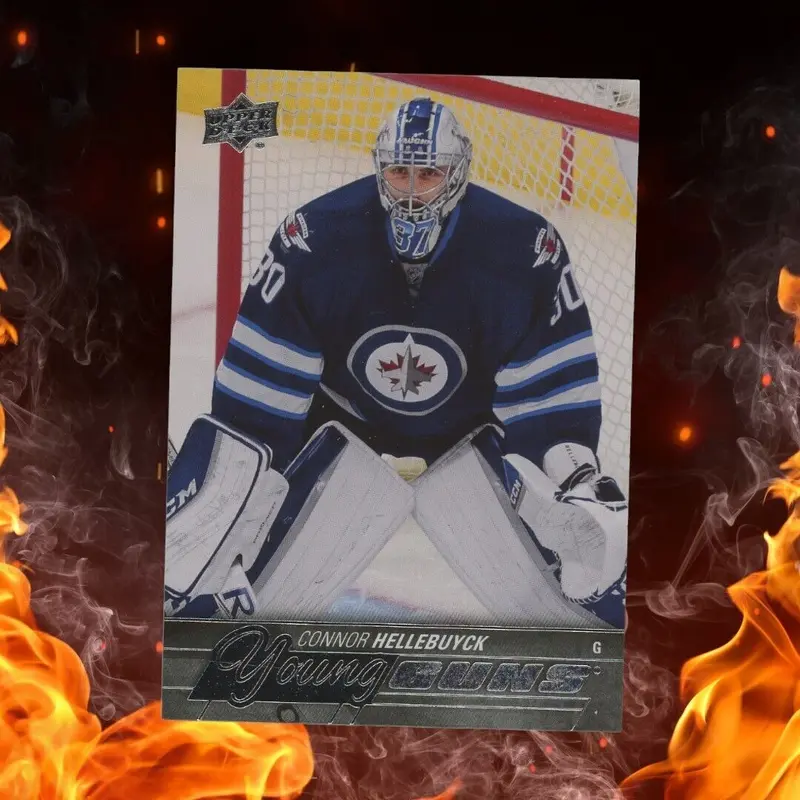 2015-16 Upper Deck CONNOR HELLEBUYCK Young Guns #214 Rookie