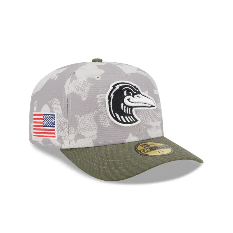 Great Lakes Loons 2025 New Era Armed Forces 59FIFTY Cap