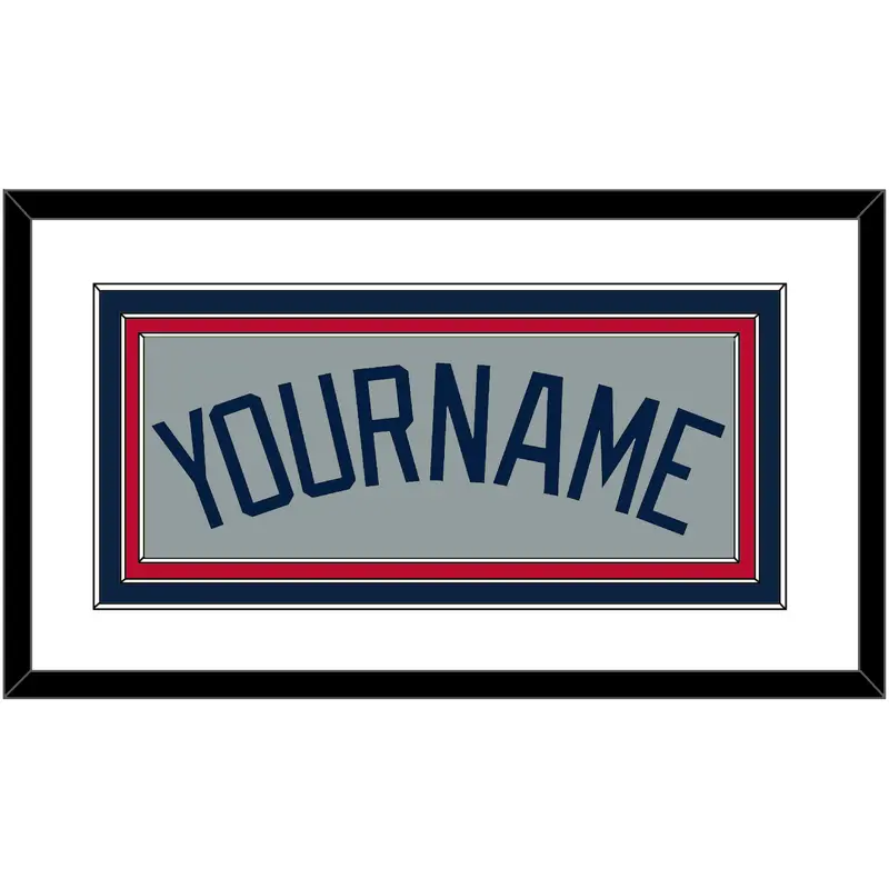 Atlanta Name - Road Gray - Triple Mat 1