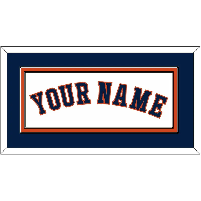 Houston Name - Home White - Double Mat 2