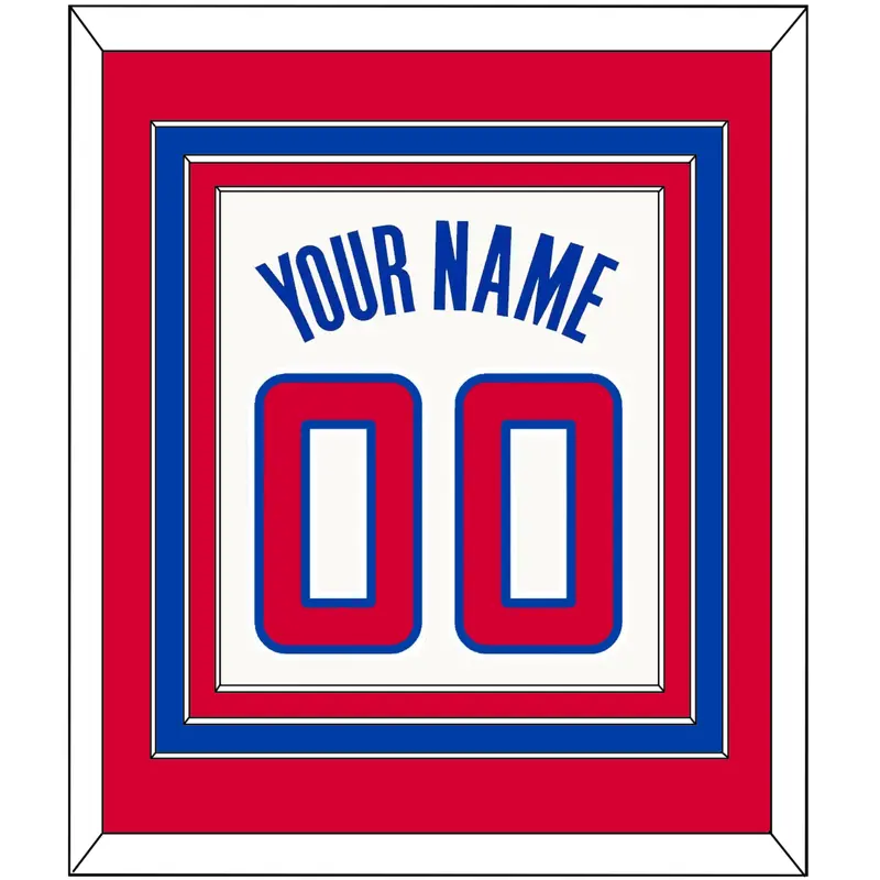Los Angeles Name & Number - Home White (2013-2015) - Triple Mat 3