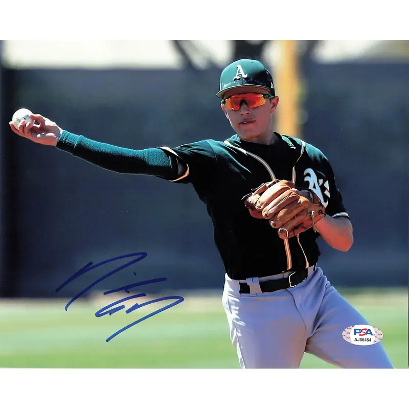 Nick Allen signed 8x10 photo PSA/DNA Oakland Athletics Autographed