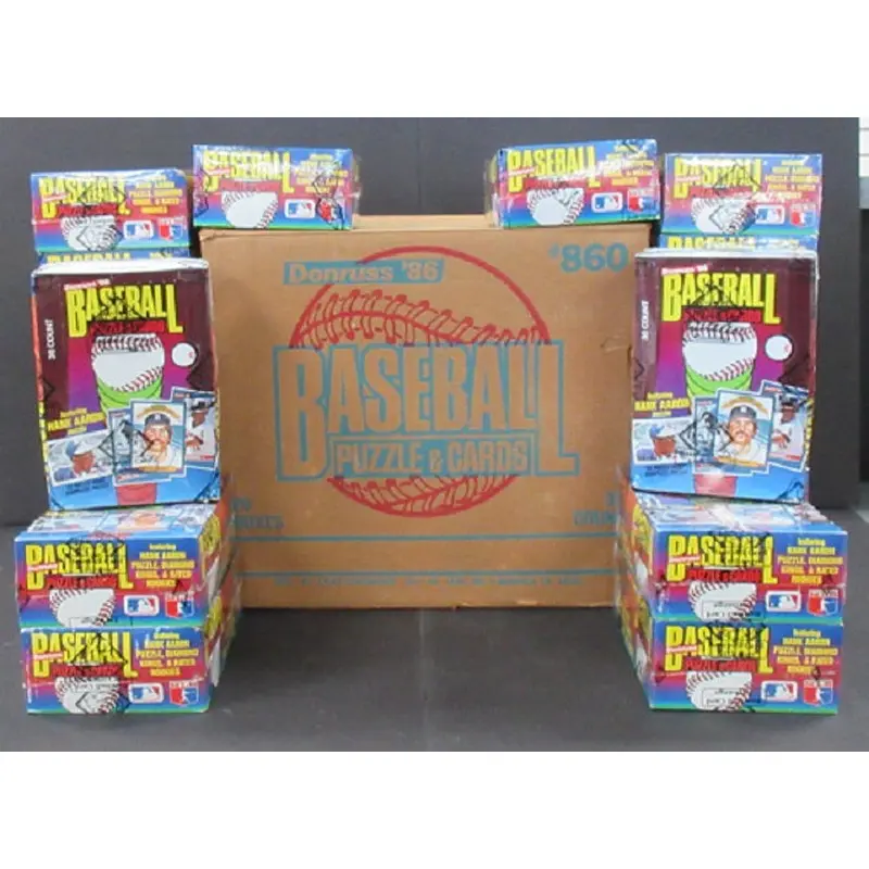 1986 Donruss Baseball Wax Case (20 Box) (FASC)
