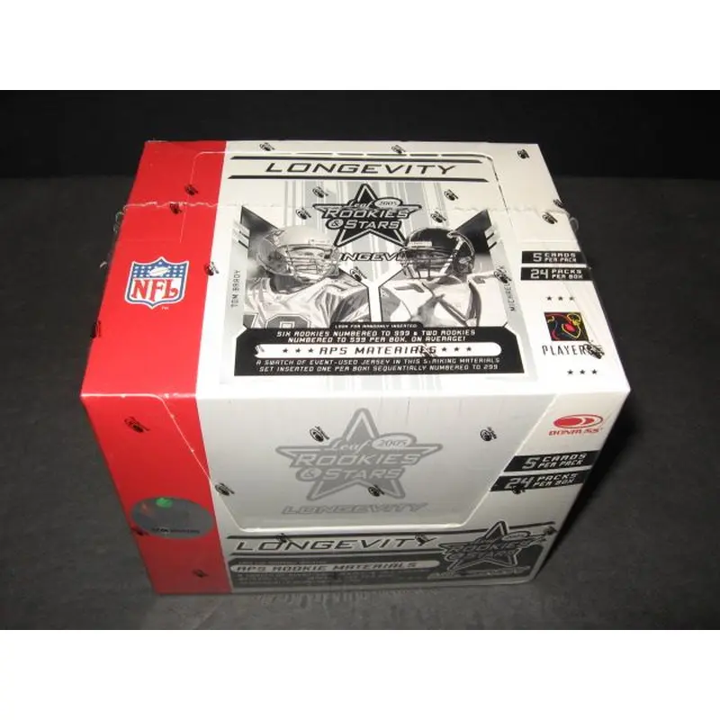 2005 Leaf Rookies & Stars Longevity Football Box (Hobby)