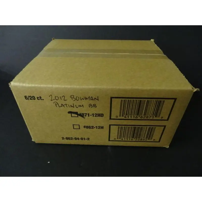 2012 Bowman Platinum Baseball Case (Hobby) (6 Box)