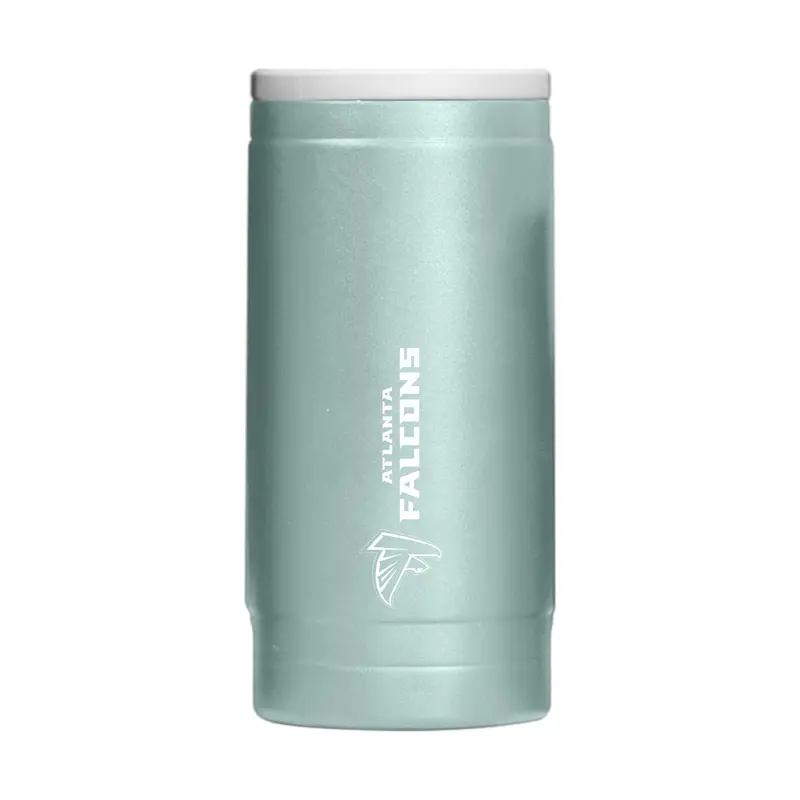 Atlanta Falcons  Vertical Powder Coat Slim Can Coolie